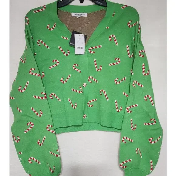 Grayson/Thread Candy cane sweater women's XS